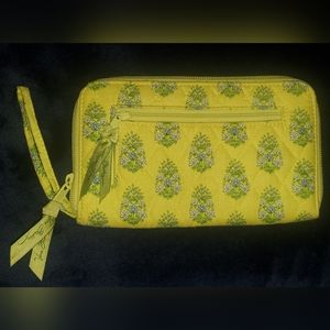 Vera Bradley Citrus Pattern Wristlet